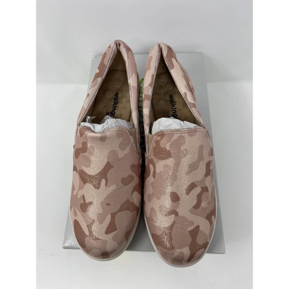 Walking Cradles Tan Metallic Camo Orleans Slip On Sneaker Size 6.5‎ New in Box - Picture 1 of 6